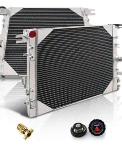YUFUQIDA Radiador de Aluminio Completo Compatible con Jeep