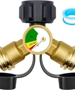 Divisor de Tanque de Propano con -Oro y Negro