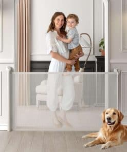 Puerta de seguridad retráctil Aomloge, Puerta de bebé para