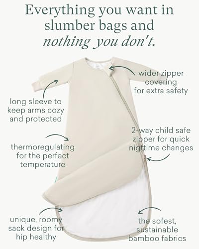 Saco de dormir de manga larga PurComfy Supersoft 1.0 TOG, - Imagen 3