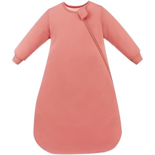 PurComfy Saco de Dormir de Manga Larga -Coral