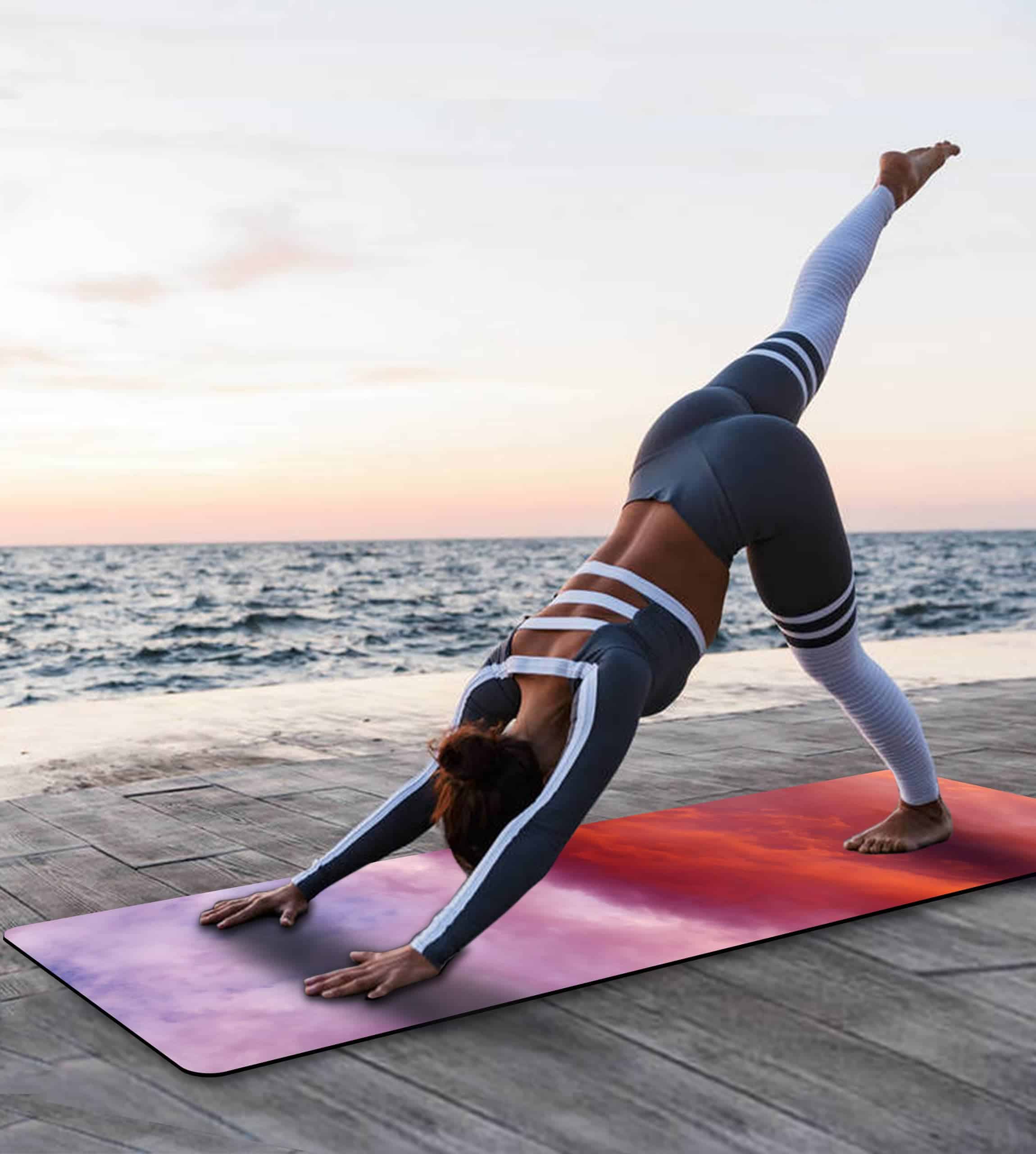 Tapete de Yoga Antideslizante Knsbk TPE -4" x 6mm) - Imagen 7