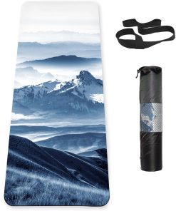 Tapete de Yoga Antideslizante Knsbk TPE -Nieve de Montaña