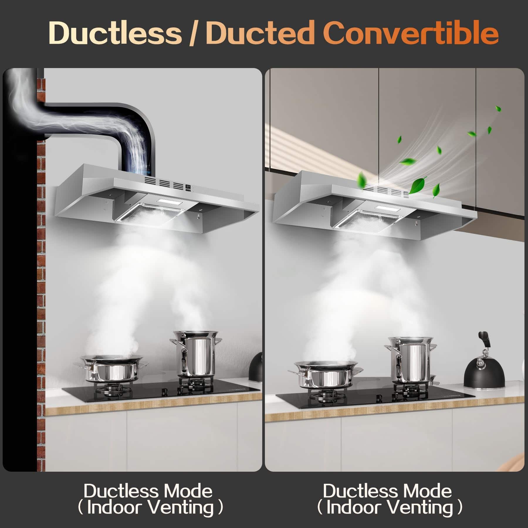 Campana Extractora Zomagas de 24 pulgadas -Acero Inoxidable - Imagen 8