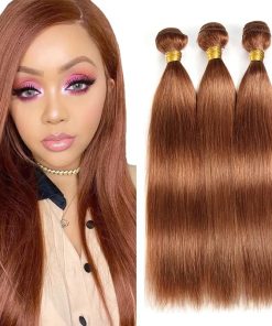 #30 Mechones de Cabello Humano Recto Bundles 26 28 30