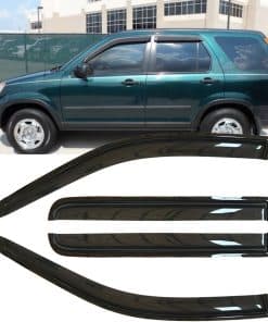 Deebior 4pcs Deflectores de Viento para -Humo Oscuro