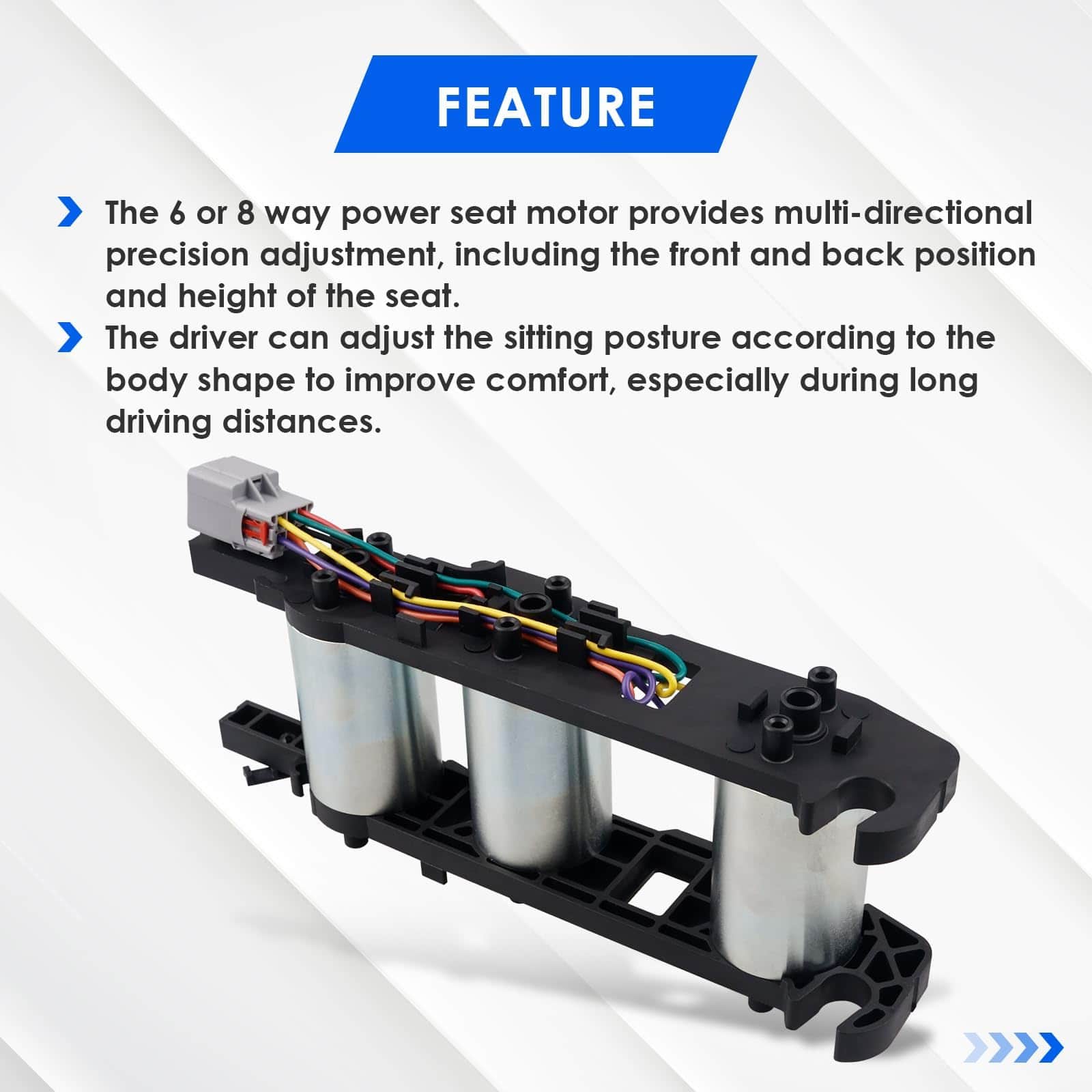 Motor del asiento eléctrico de 6 u 8 vías mejorado sin - Imagen 6
