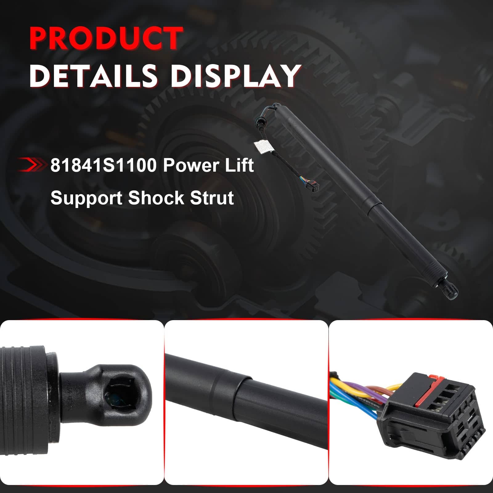 Amortiguador de Soporte de Elevación Trasero Lado Derecho - Imagen 5