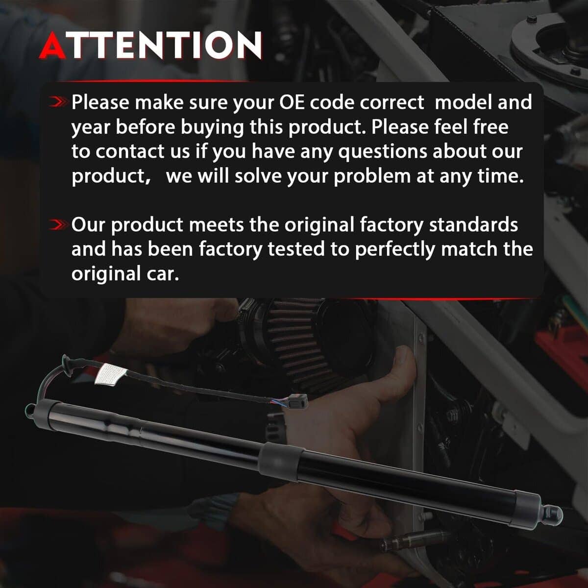 Soporte de elevación de la puerta trasera derecha - Imagen 7