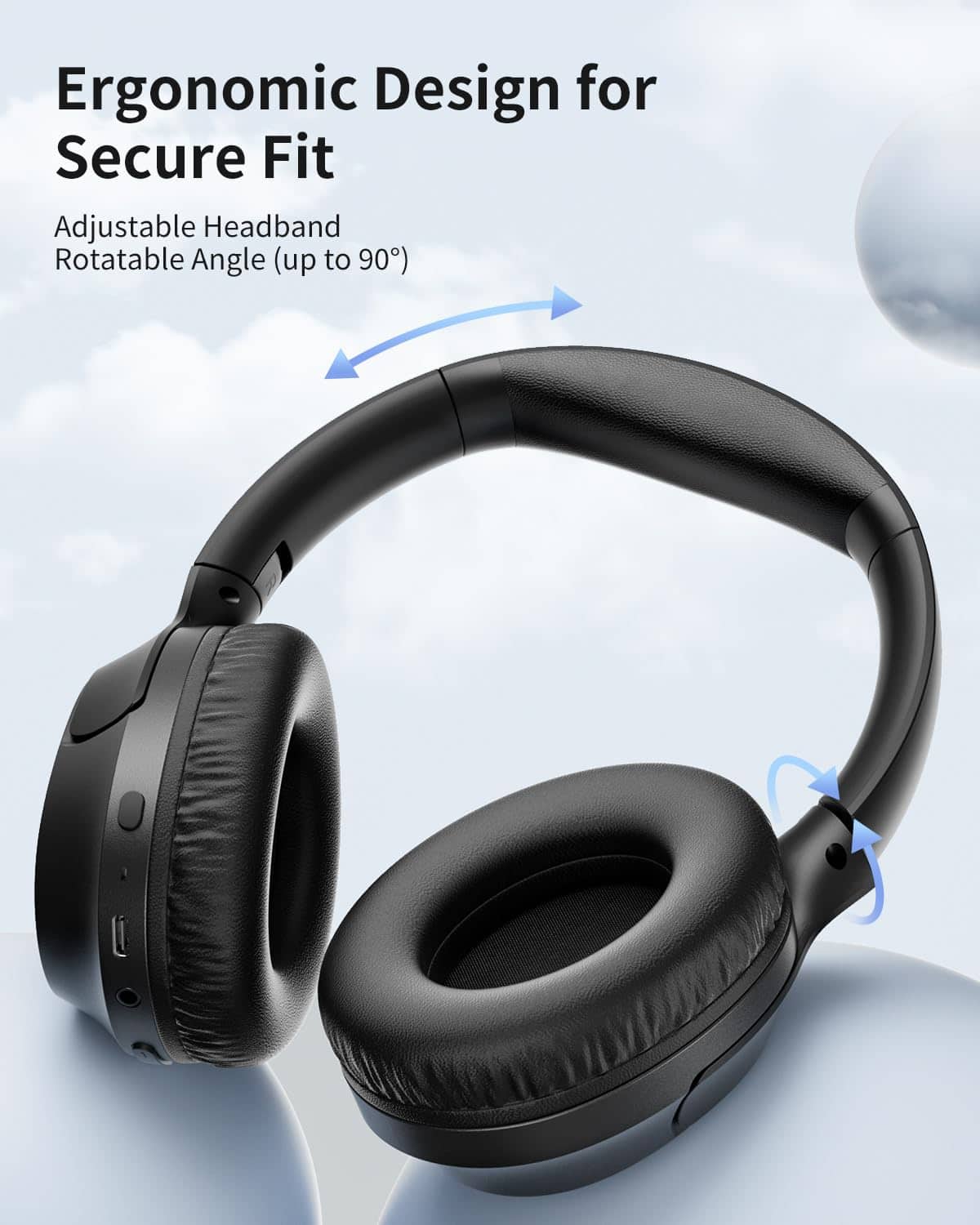Audífonos Bluetooth Over Ear wegear HS7, 60H de - Imagen 6