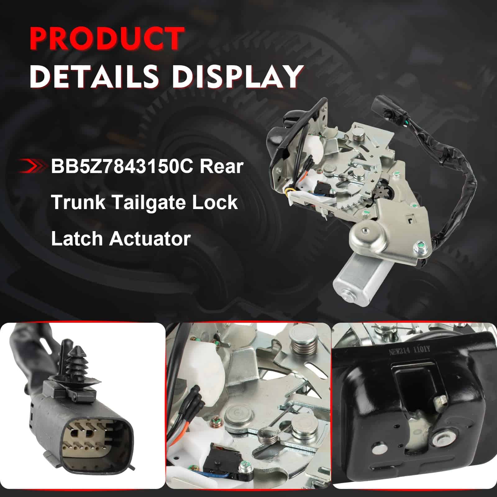 Merautop SJ Bloqueo de Puerta trasera de Maletero Actuador - Imagen 5