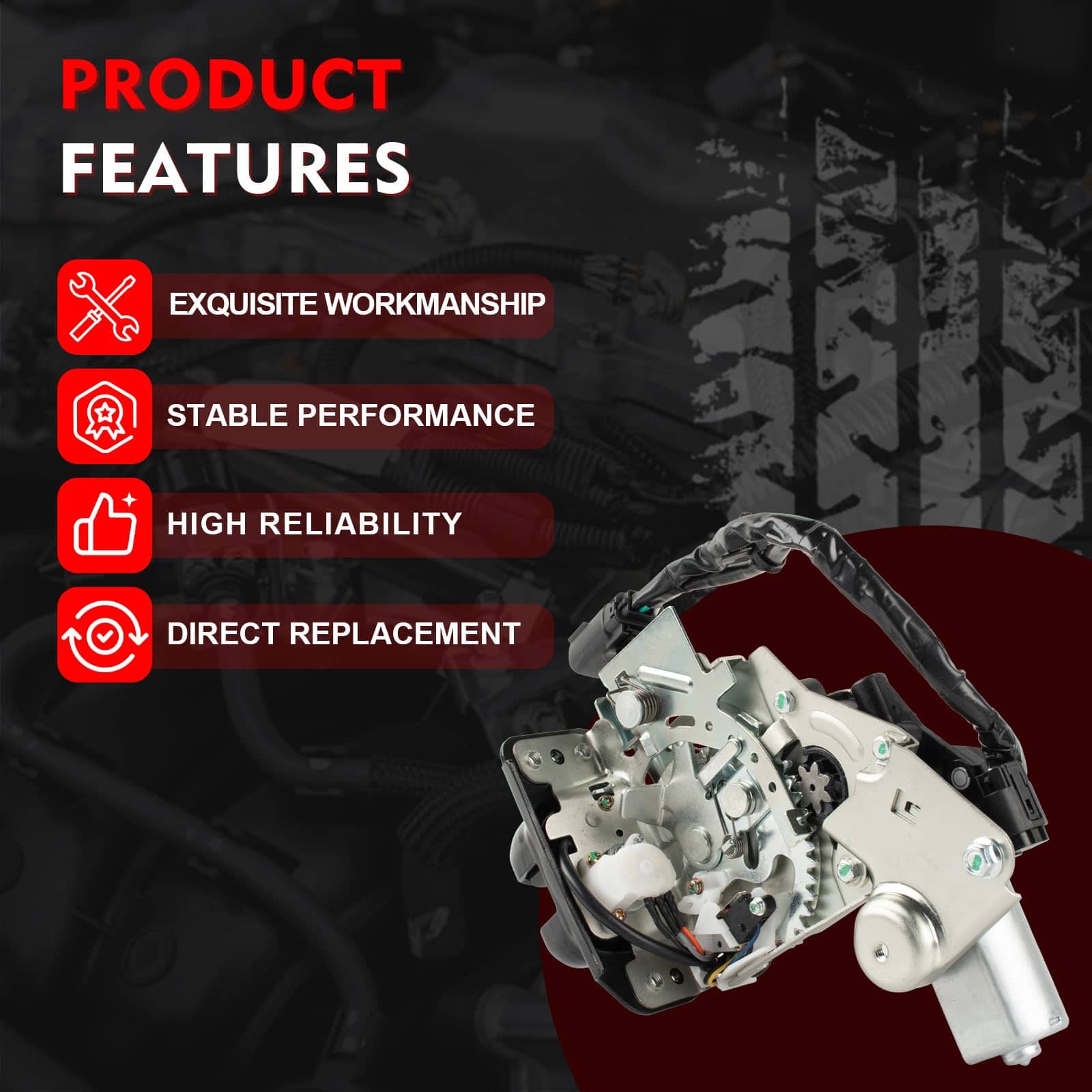 Merautop SJ Bloqueo de Puerta trasera de Maletero Actuador - Imagen 6