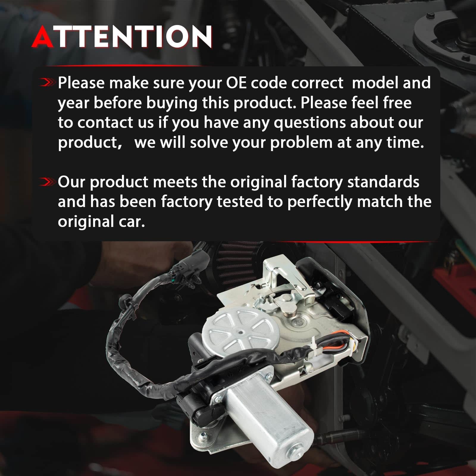 Merautop SJ Bloqueo de Puerta trasera de Maletero Actuador - Imagen 7