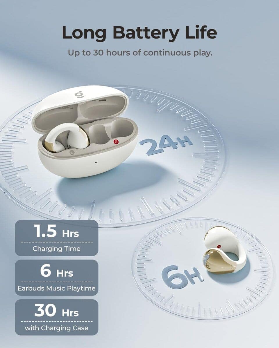 Auriculares de oído abiertos wegear, auriculares con clip, - Imagen 7