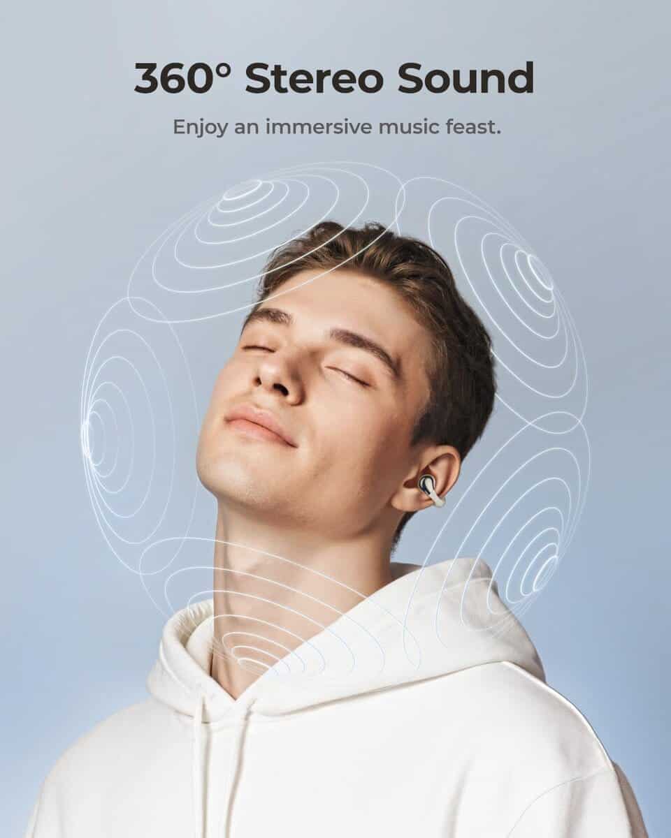 Auriculares de oído abiertos wegear, auriculares con clip, - Imagen 5