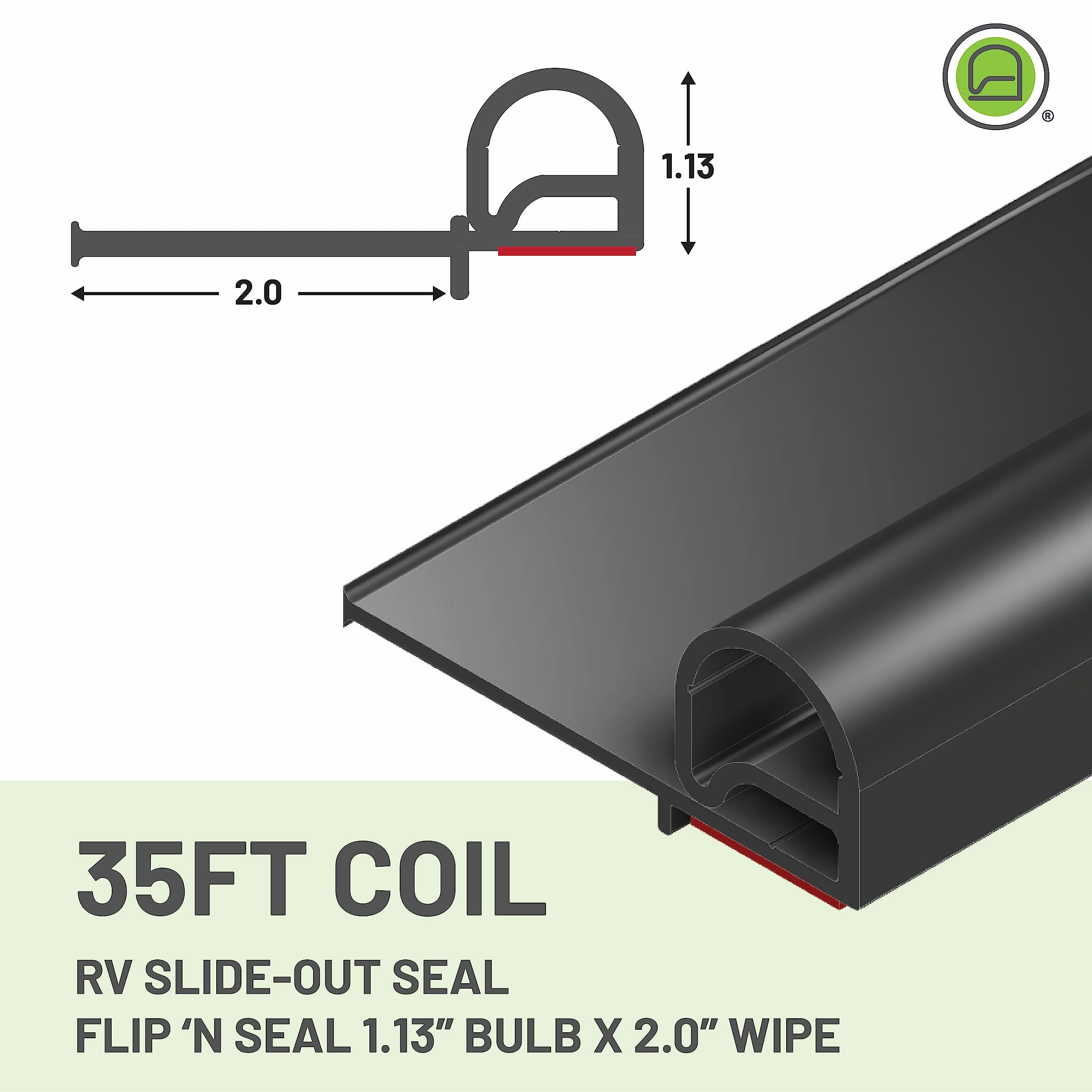 Flip 'N Seal 4003096 Sello de deslizamiento de RV 1.13" - Imagen 4