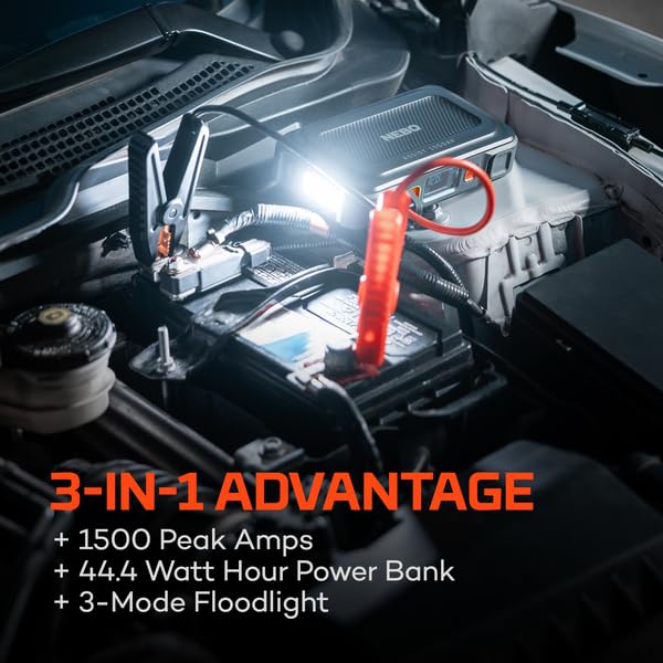 Arrancador de Batería Portátil NEBO Assist 1500XP | Fuente - Imagen 3