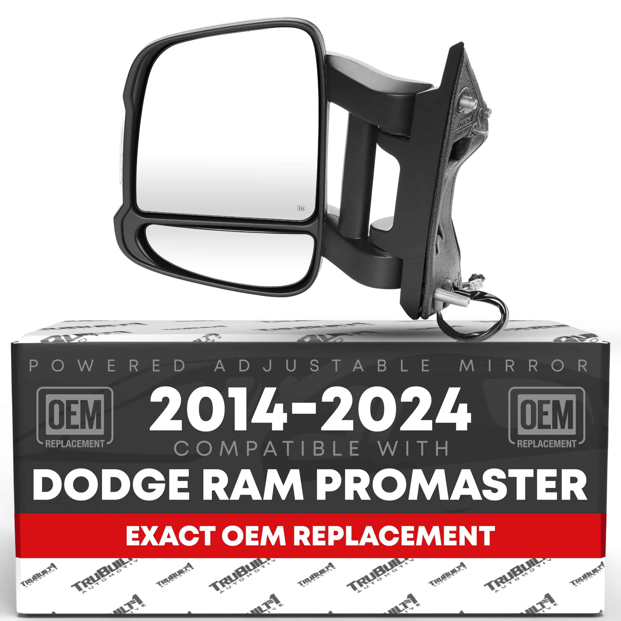 Espejo del lado del conductor de repuesto - Compatible con