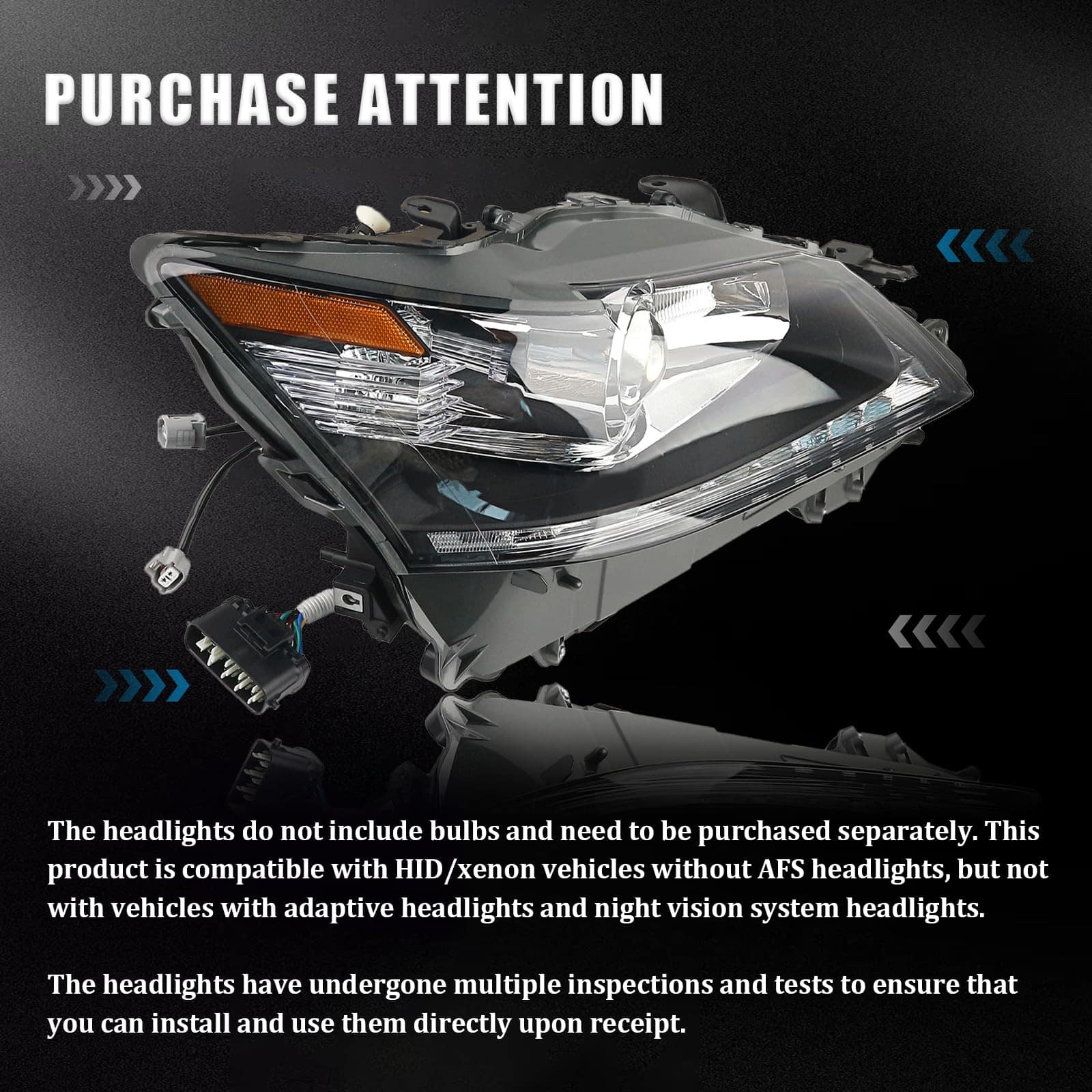 Faros delanteros LED de lado derecho para 2013 2014 2015 - Imagen 7