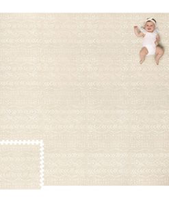 Tapete de juego de espuma para bebés Lillefolk -Beige