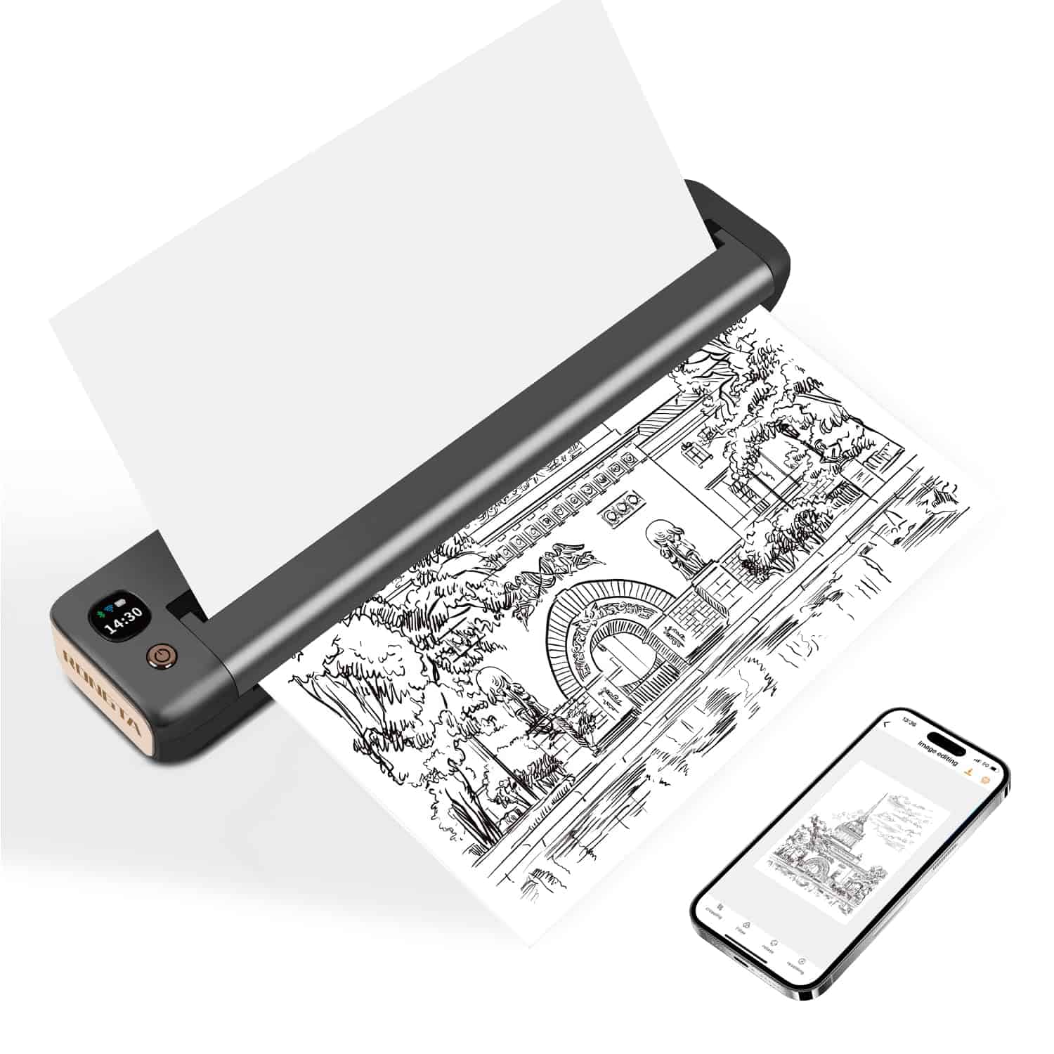 Impresora térmica inalámbrica portátil Rongta, WiFi