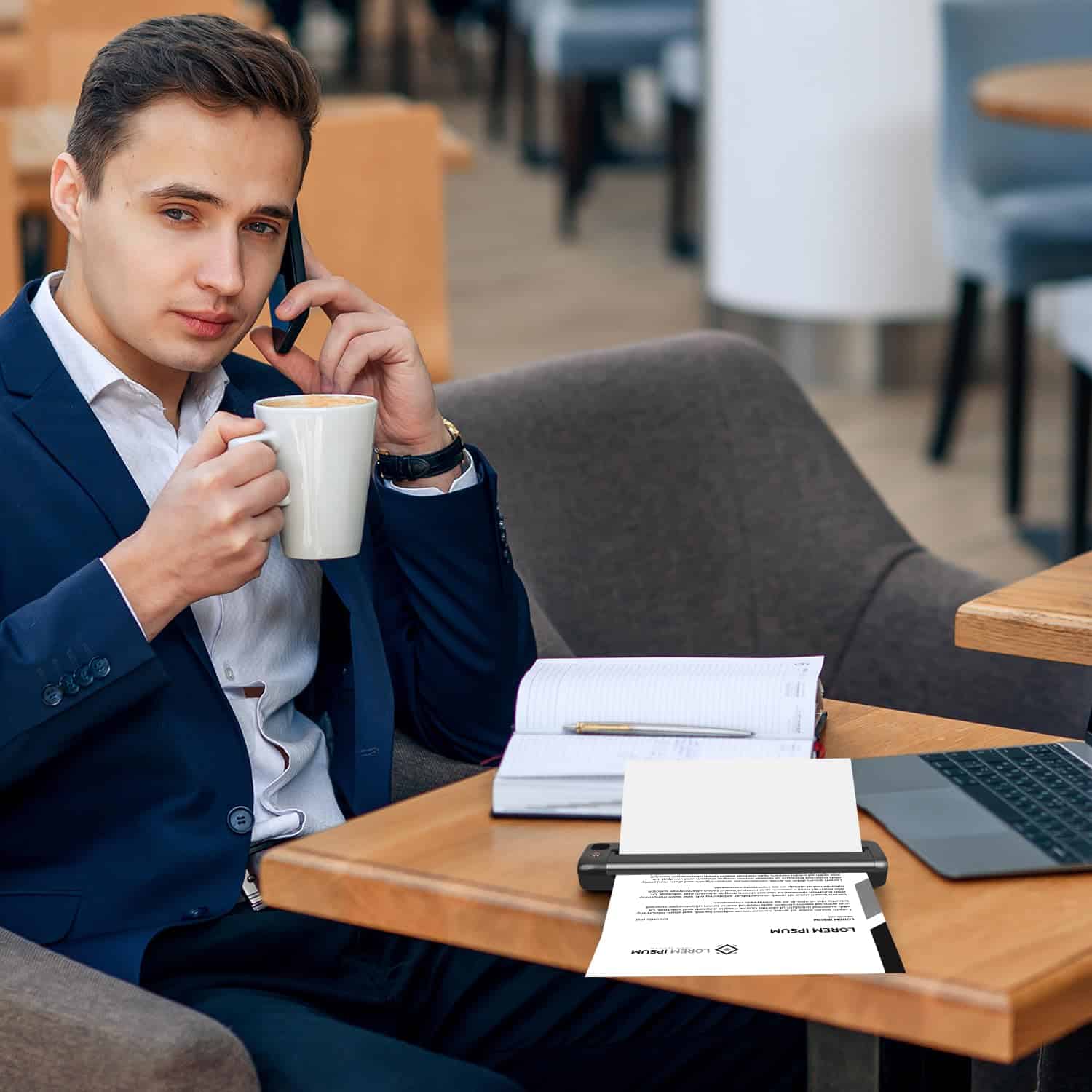 Impresora térmica inalámbrica portátil Rongta, WiFi - Imagen 9