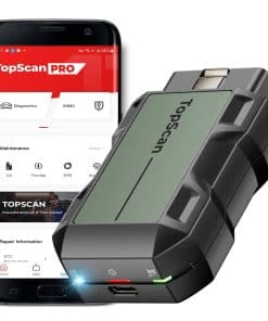 TOPDON TopScan Pro, Escáner OBD2 Bluetooth para iOS y