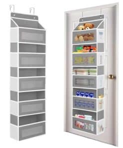 Organizador de puerta Chutai 2 Pack Gris Claro