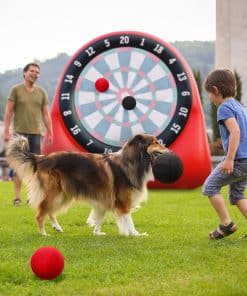 Tablero de dardos inflable de fútbol AONESY Juego de dardos
