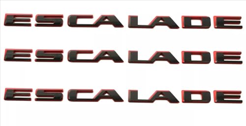 3Pcs Emblemas de la Puerta Trasera de la Escalade Insignia