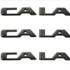 3Pcs Emblemas Traseros de Portón Elevable para Escalade