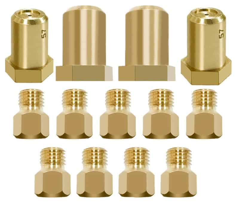 (13 Pack) Kit de conversión de gas natural a gas L.P.