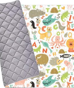 Tapete de Juego para Bebé CozyCub 50x50, Suave Tapete
