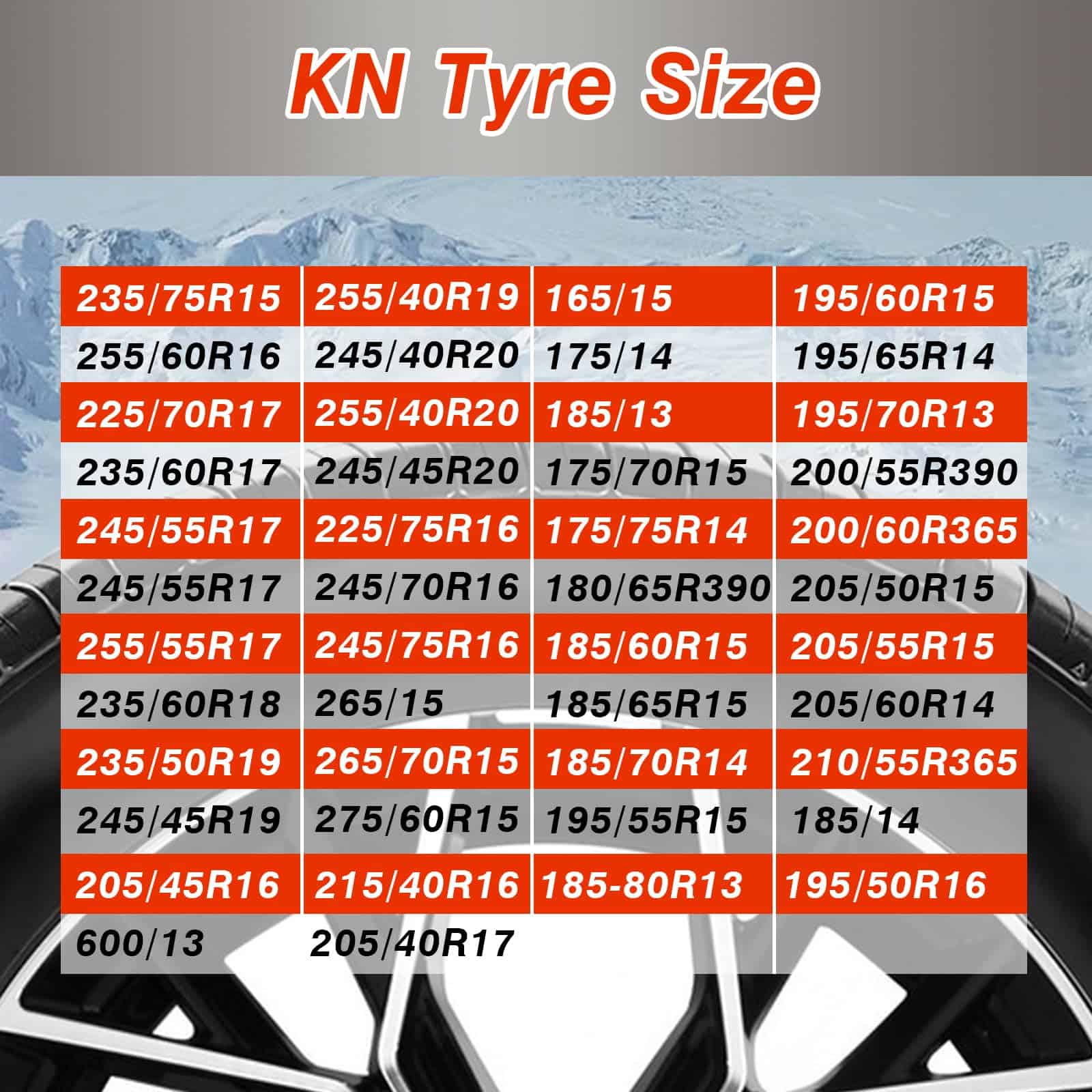 AOSUYOU 2 PCS Cadenas de Nieve para Coche Auto Fijación - Imagen 7