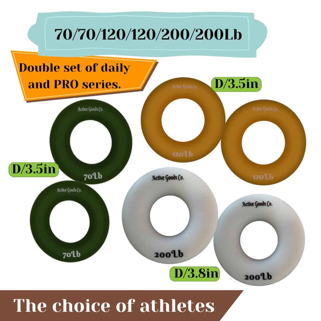 Anillo de Silicona para Ejercicio de Mano de ActivegoodsCo - Imagen 3