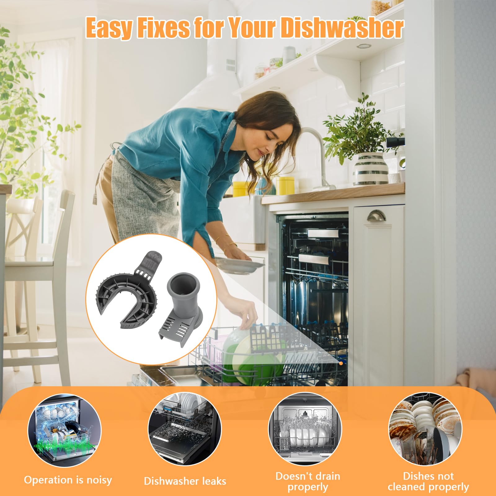 5304518968 Soporte del brazo de pulverización inferior para - Imagen 8