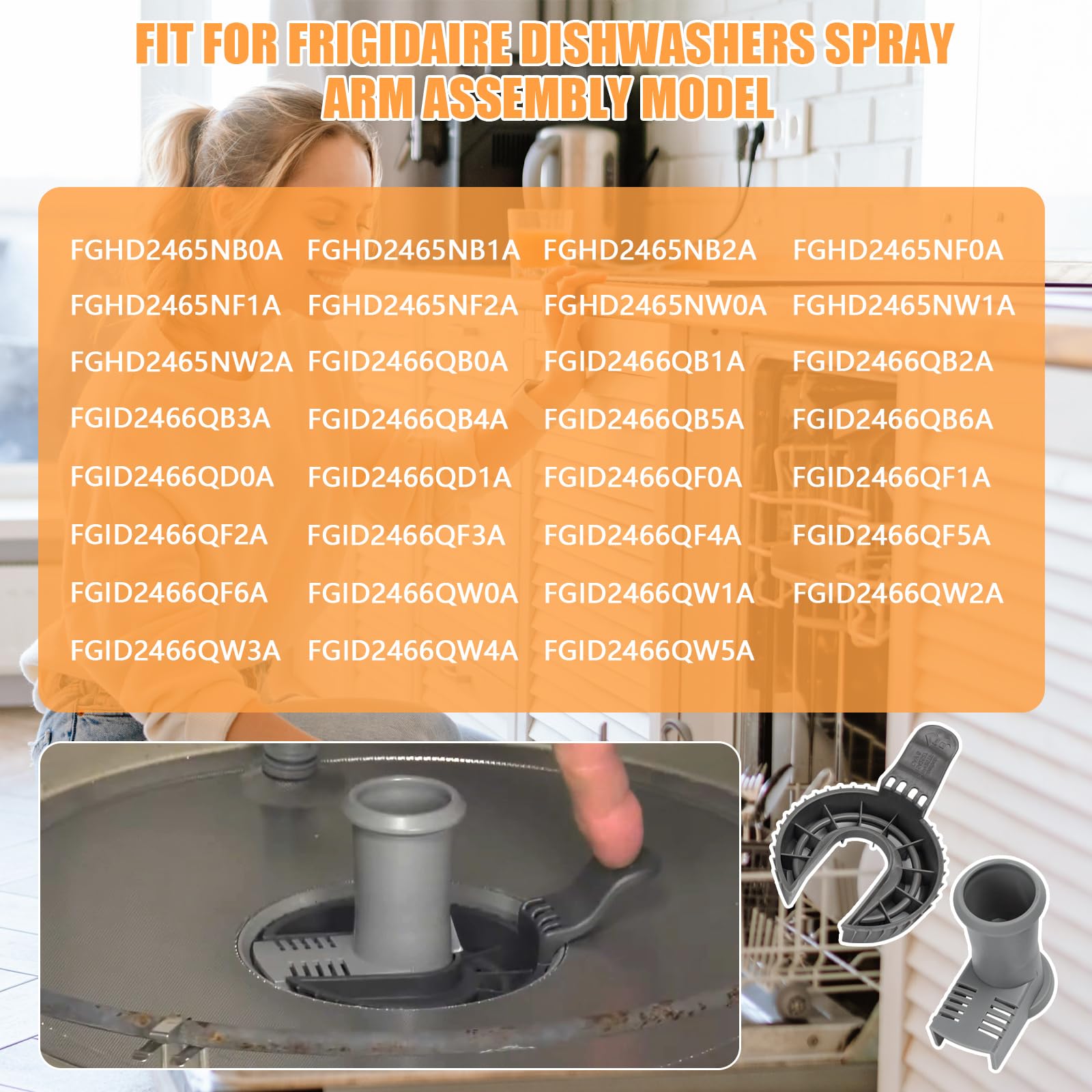 5304518968 Soporte del brazo de pulverización inferior para - Imagen 6