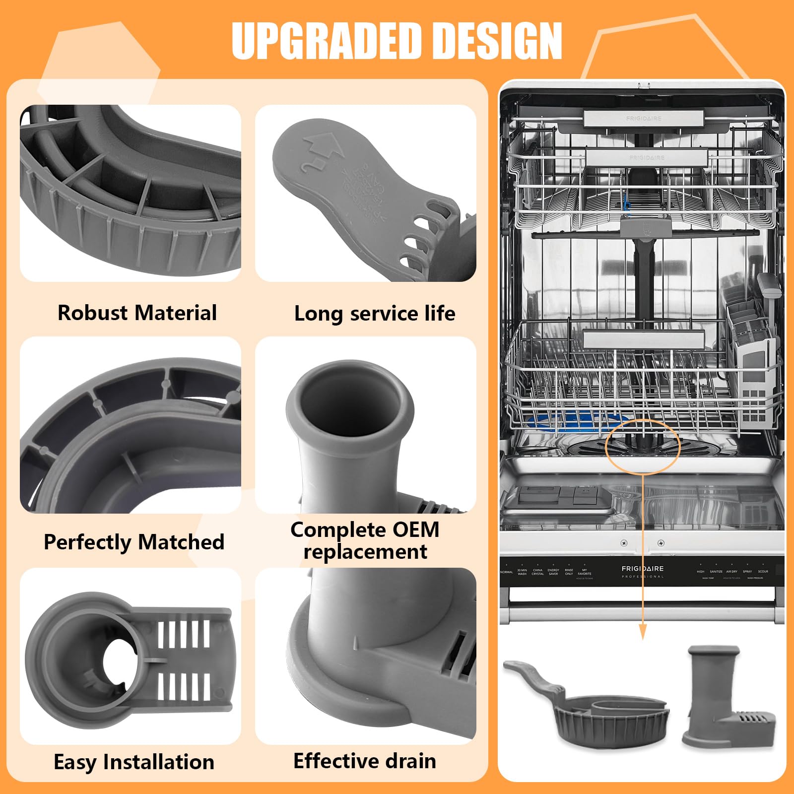 5304518968 Soporte del brazo de pulverización inferior para - Imagen 4