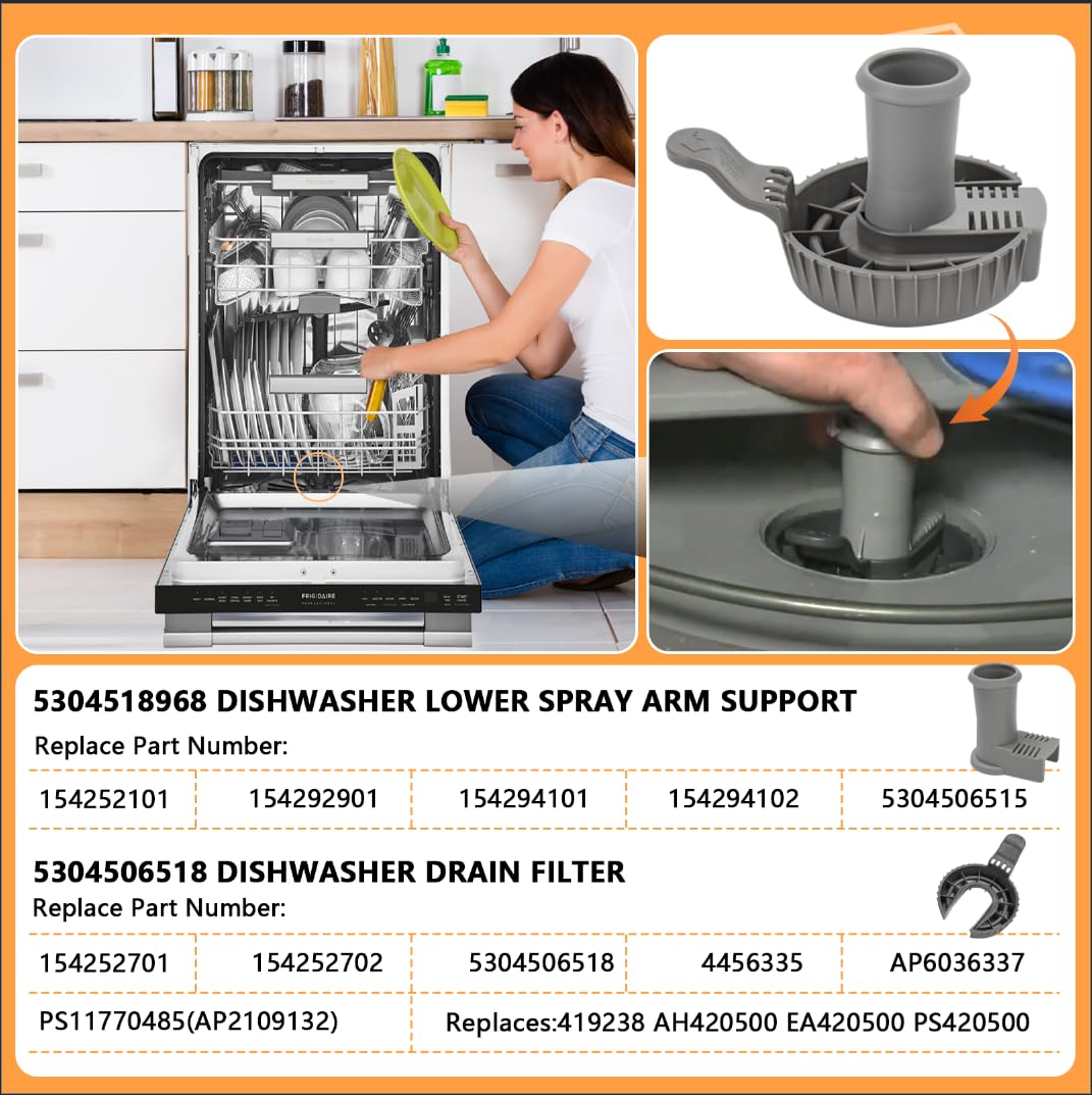 5304518968 Soporte del brazo de pulverización inferior para - Imagen 5