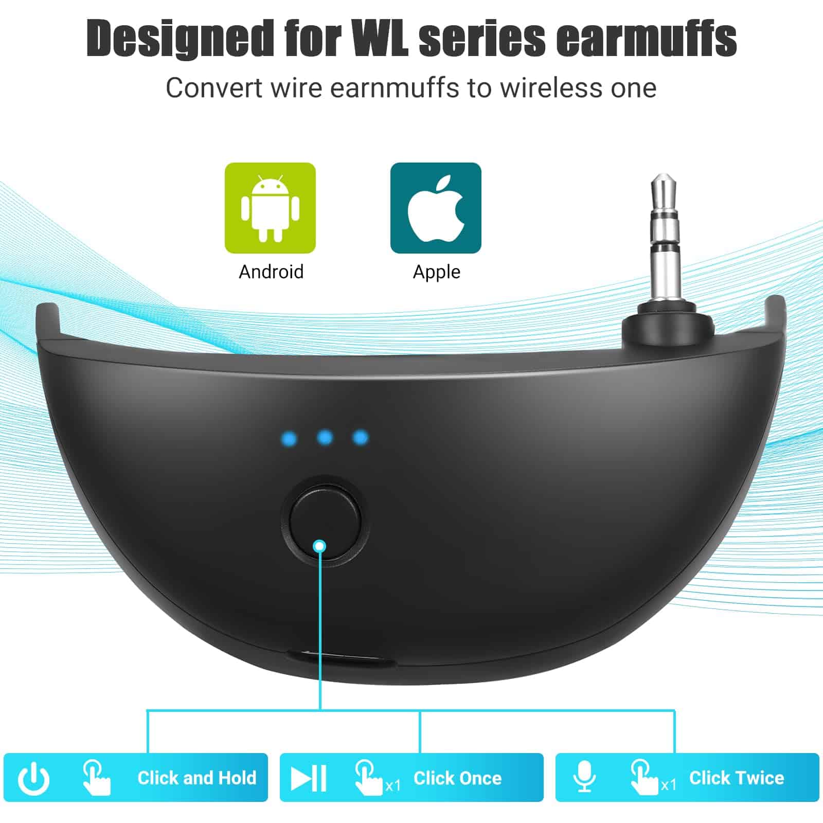 Adaptador Bluetooth HEATCHEER para Earmuffs de Tiro de - Imagen 7