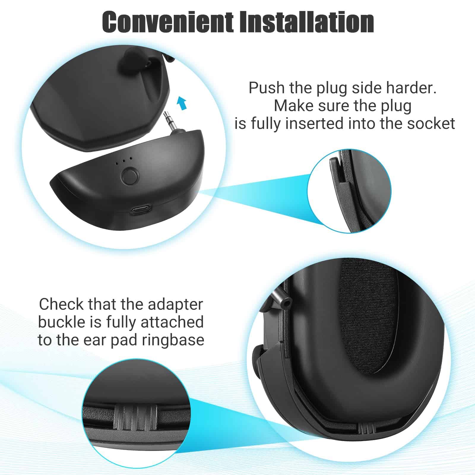 Adaptador Bluetooth HEATCHEER para Earmuffs de Tiro de - Imagen 8