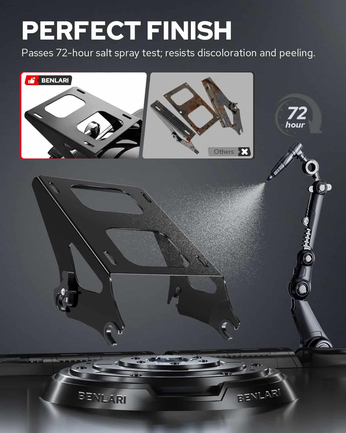 Soporte de Maleta de Tour Benlari más Grueso Desmontable - Imagen 5