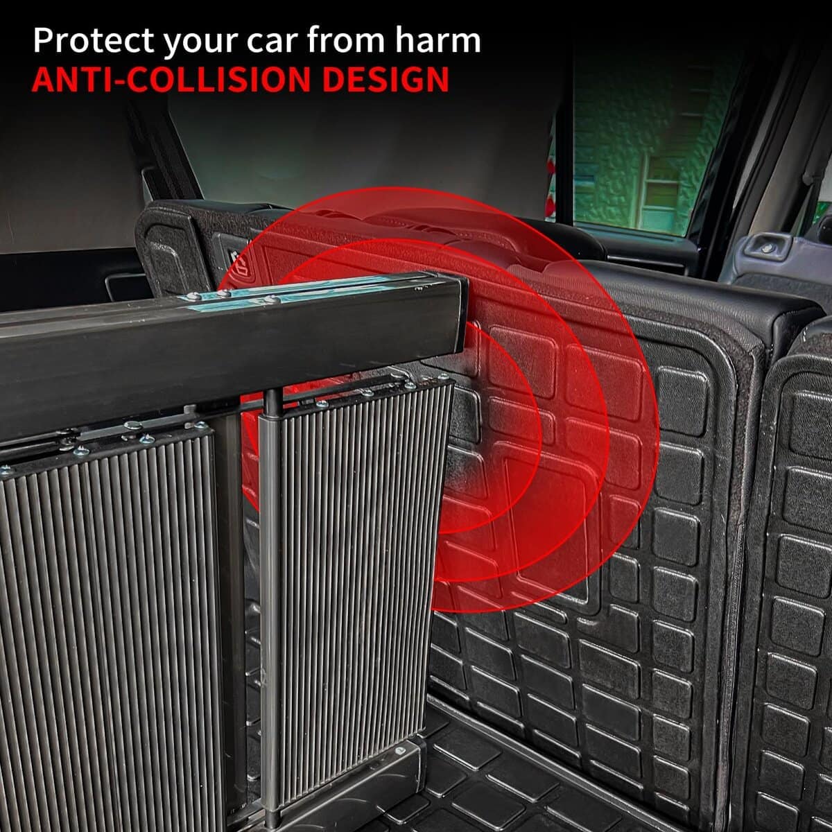 Cubierta de organizador de maletero trasero Kingna - Imagen 7