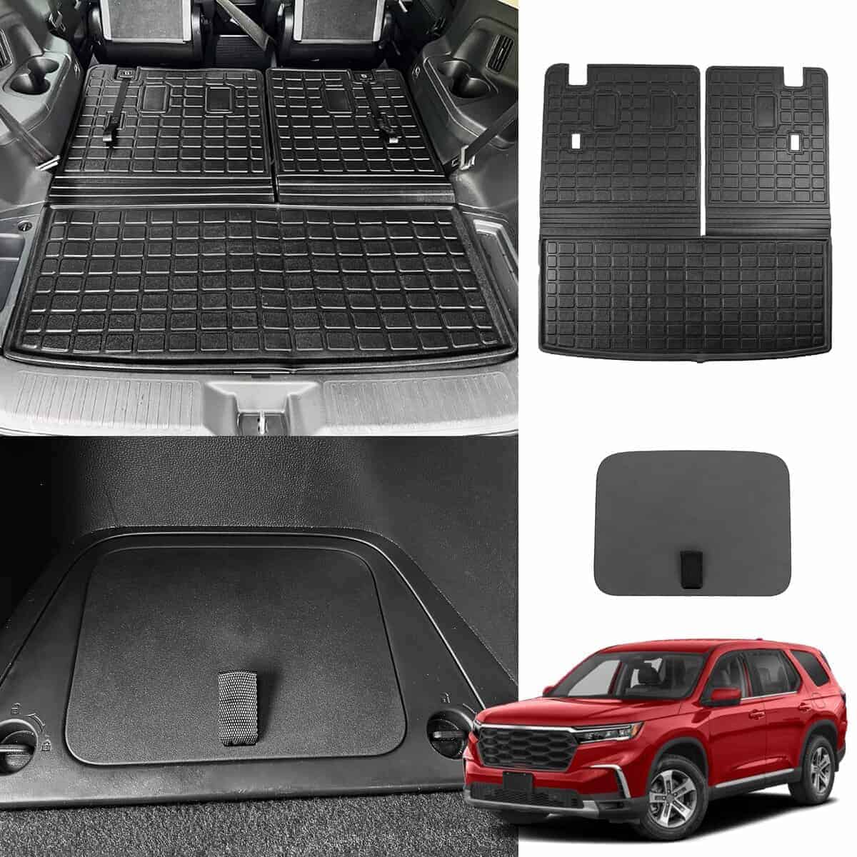 Cubierta de organizador de maletero trasero Kingna