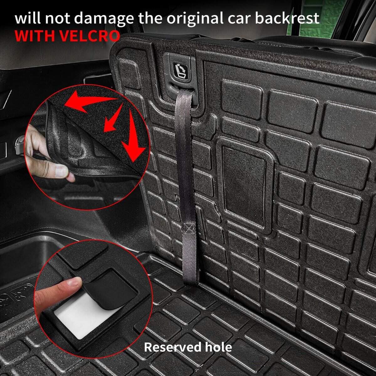 Cubierta de organizador de maletero trasero Kingna - Imagen 6