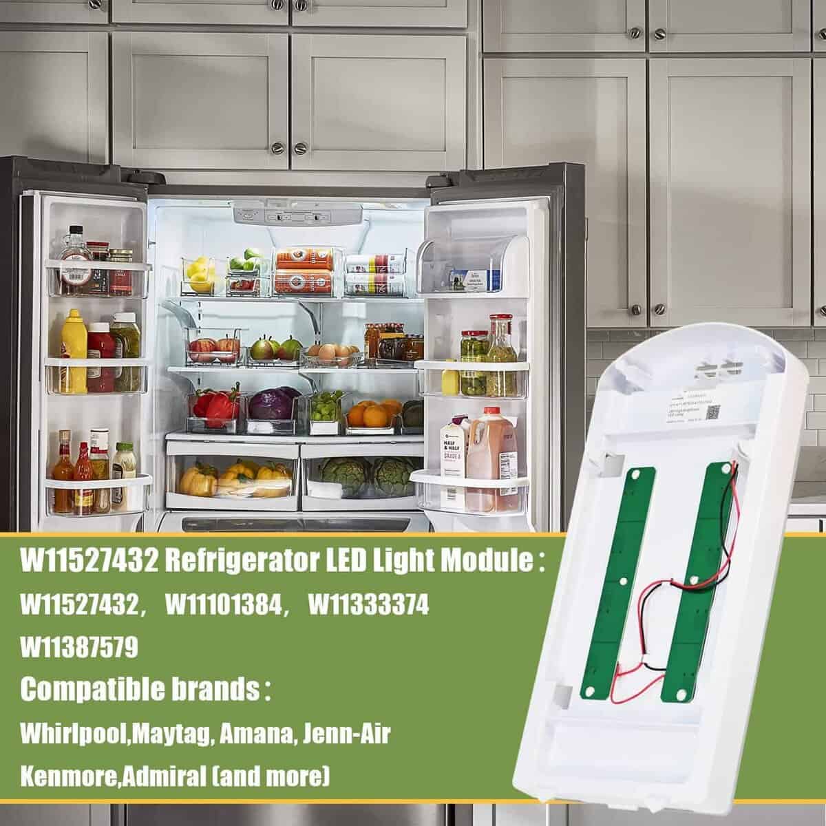 Módulo de luz LED para refrigeradores W11527432 de repuesto - Imagen 5