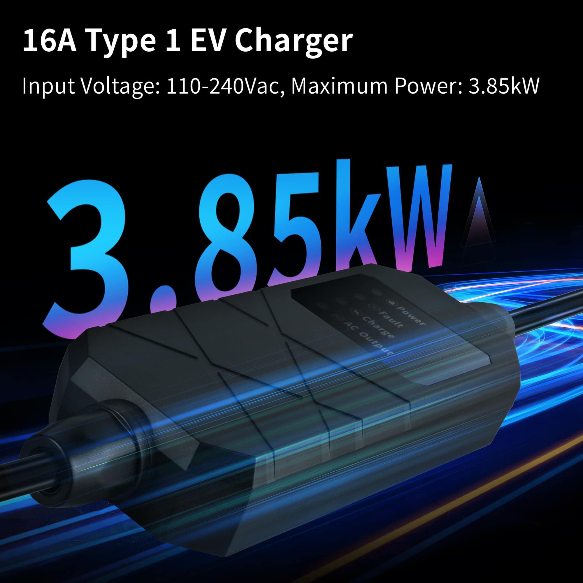 Cargador portátil MAX GREEN Level 1/2 EV, 16 Amperios - Imagen 6