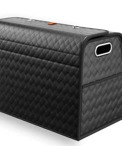 Organizador de maletero plegable de cuero Aiuwo para