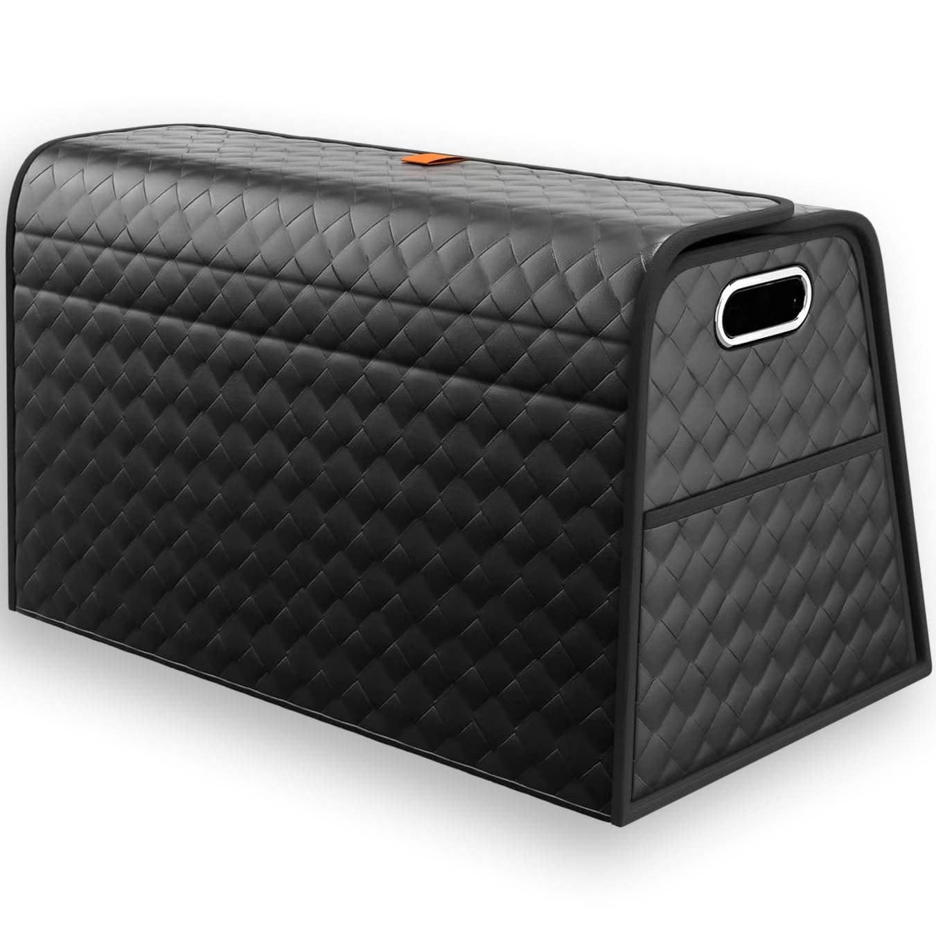 Organizador de maletero plegable de cuero Aiuwo para auto,