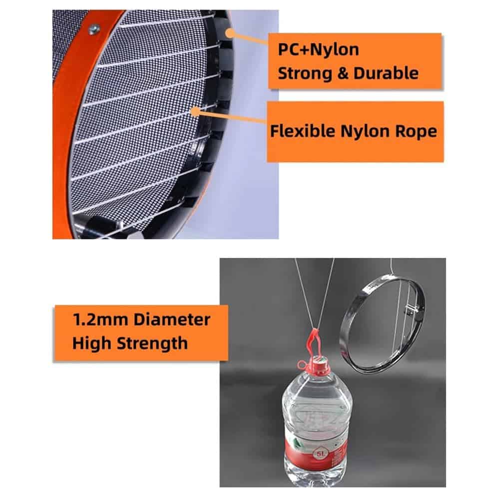 Recolector Ajustable de Pelotas de Tenis de Mesa, Soporte - Imagen 5